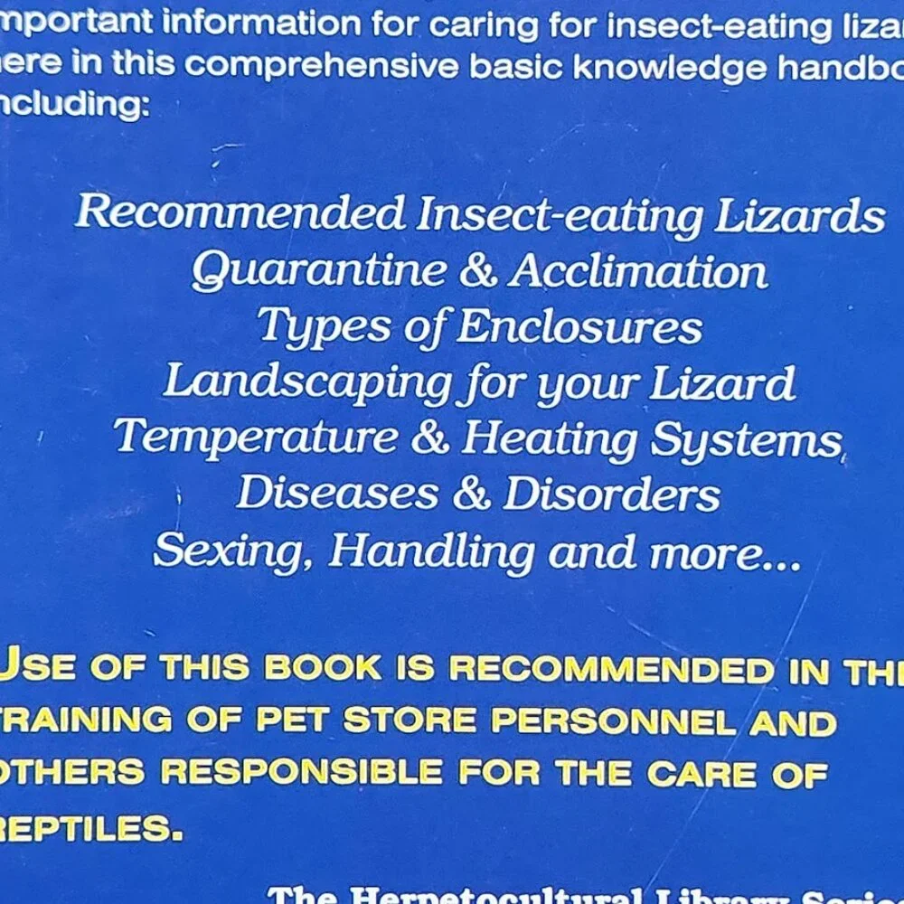 Lizard Keeper's Handbook Book Philippe de Vosjoli 9781882770250 Reptile Caretaki